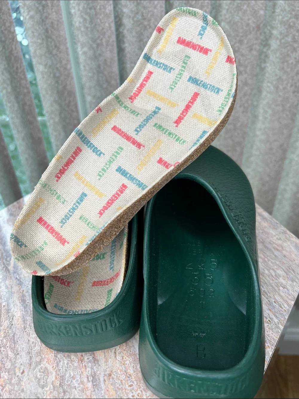 Birkenstock Kids NWOB Dark Green Slip-On Clogs S-5
